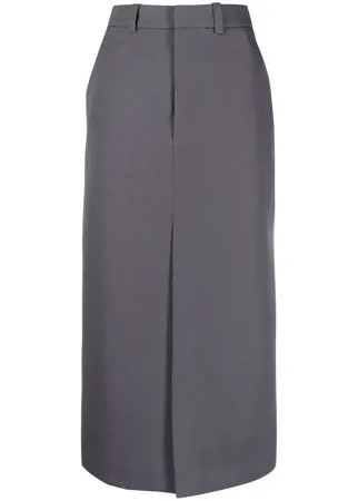 AMI Paris юбка-карандаш с разрезом спереди