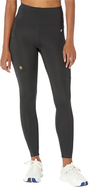 Брюки Abisko Tights Fjällräven, черный