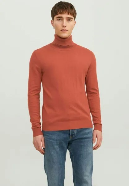 Свитер JJEEMIL ROLL NECK Jack & Jones, киноварь