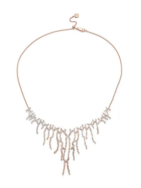 Monica Vinader RP Riva waterfall cocktail diamond necklace