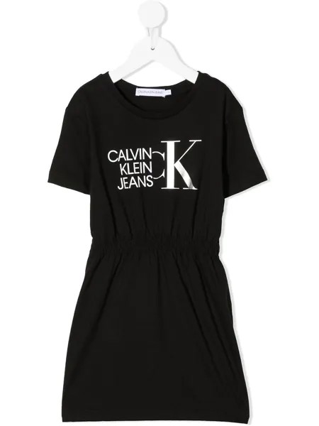 Calvin Klein Kids платье с логотипом