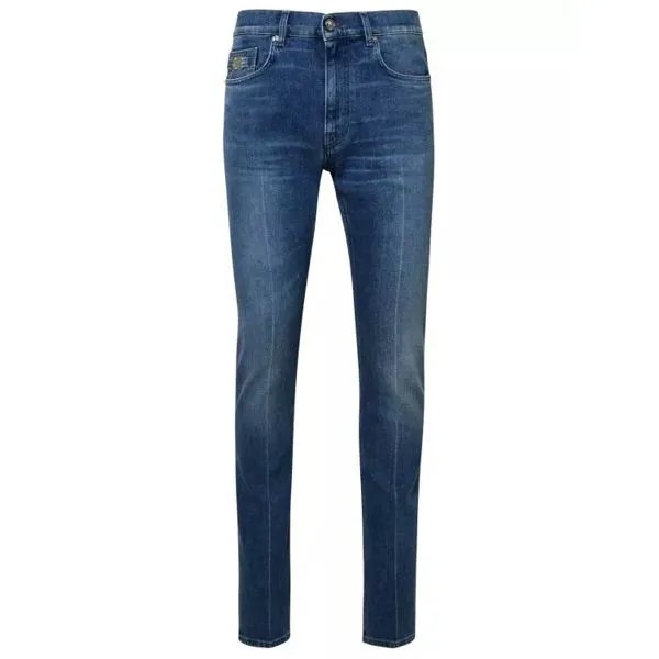 Джинсы light cotton jeans Versace, синий