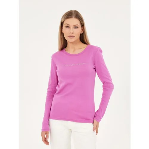 Лонгслив UNITED COLORS OF BENETTON, размер XL, розовый