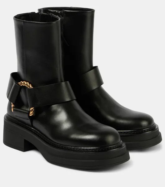 Кожаные военные ботинки Chic Sophistication Dorothee Schumacher, черный