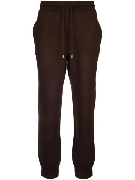 Loro Piana шерстяные спортивные брюки Rassa, коричневый