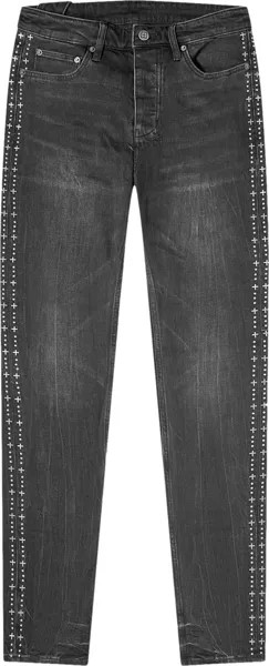 Джинсы Ksubi Chitch 'Metalik Stripe Black', черный
