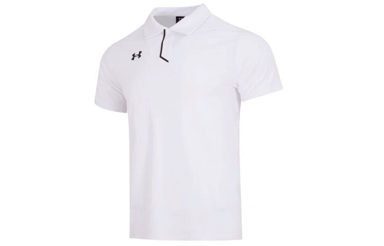 Рубашка поло мужская белая Under Armour, белый