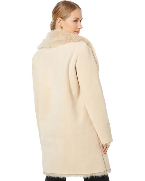 Пальто Avec Les Filles Faux Toscana Shearling Coat, хаки