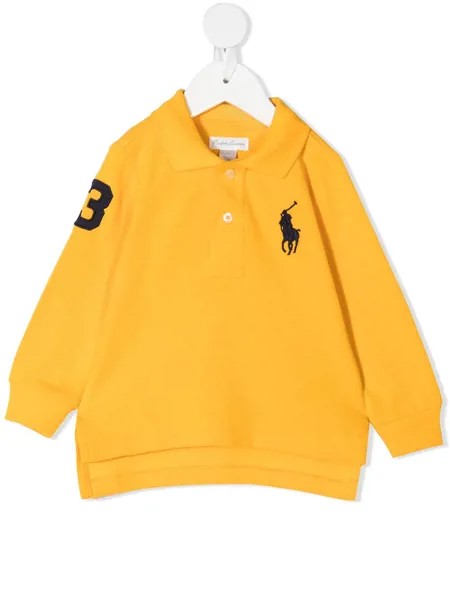 Ralph Lauren Kids рубашка поло с длинными рукавами