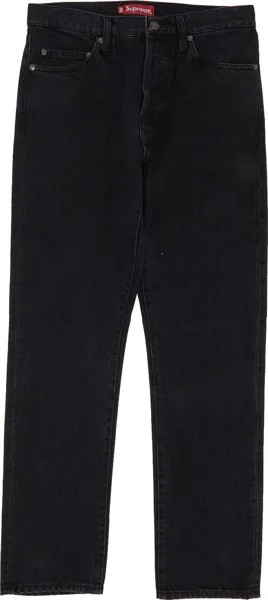 Джинсы Supreme Stone Washed Slim Jean 'Washed Black', черный