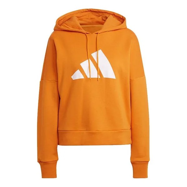 Толстовка (WMNS) adidas FUTURE ICONS Hoodie 'Orange', оранжевый