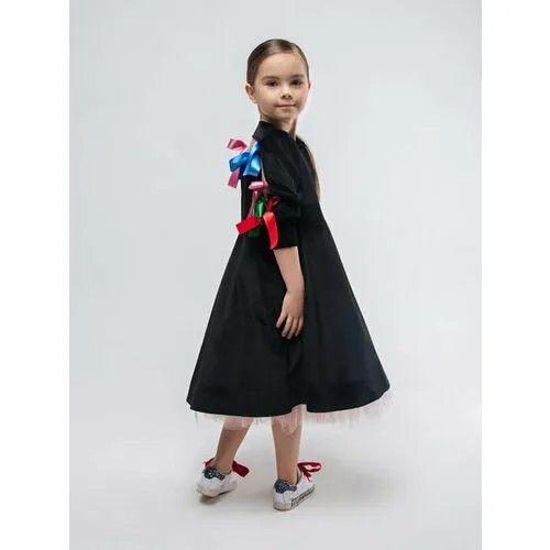Платье Leya.me, размер 140, черный
