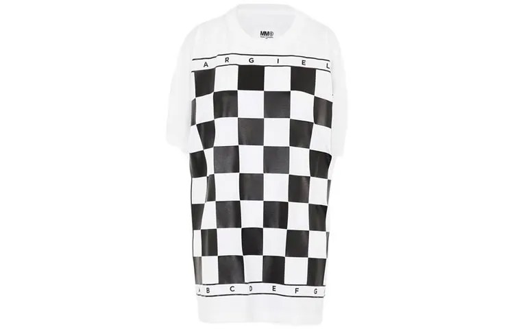 Футболка женская белая Mm6 Maison Margiela