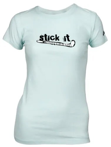 Женская футболка для хоккея на траве ASICS Stick It, голубая