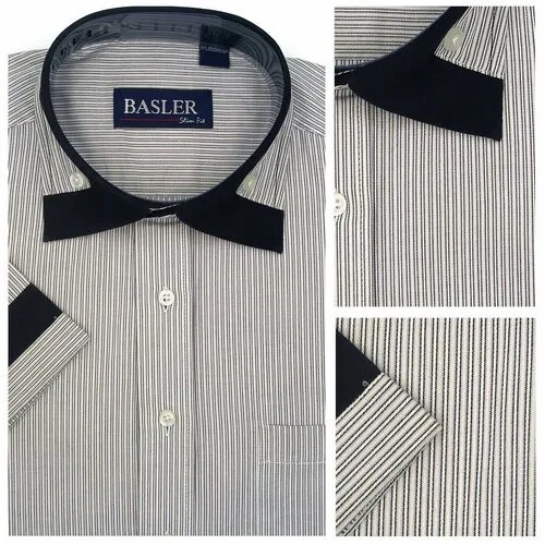 Рубашка Basler, размер 40, серый