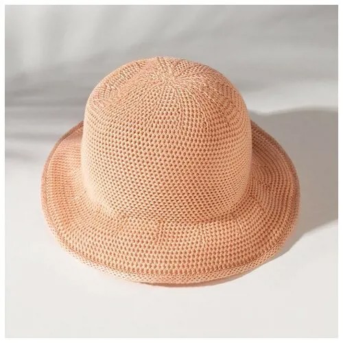 Шляпа Без бренда летняя, размер 50-52, розовый