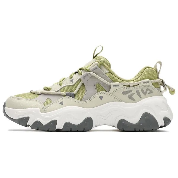 Женские массивные кроссовки FILA FLUID 5, Brown green/light bean green
