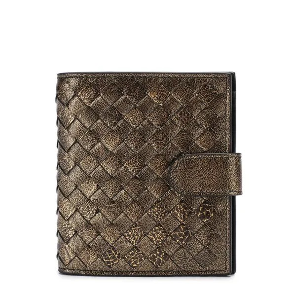 Кожаный кошелек с плетением intrecciato Bottega Veneta