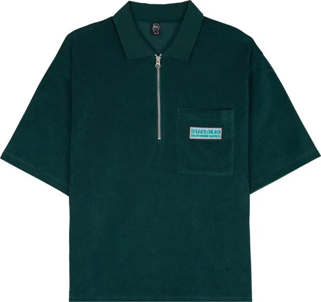 Рубашка Brain Dead Cali Games Beach Shirt 'Mallard', зеленый