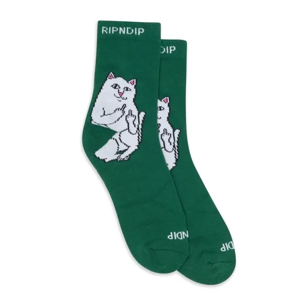 Носки RIPNDIP Lord Nermal Mid Socks Olive 2023