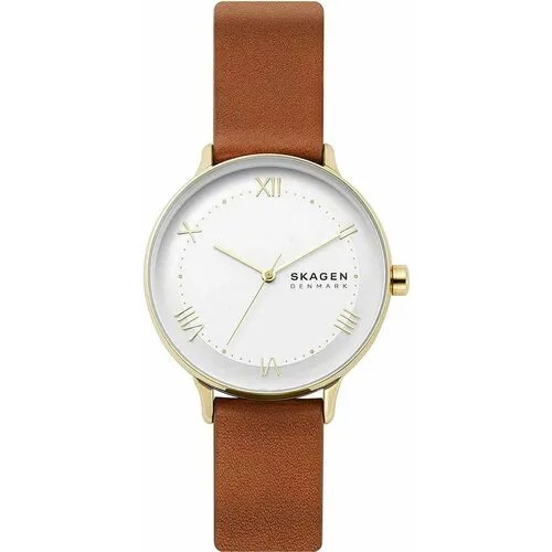 Наручные часы SKAGEN, коричневый