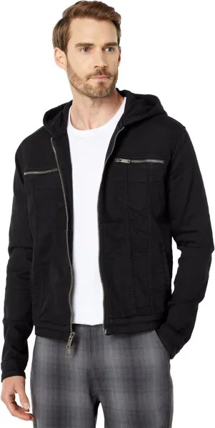 Куртка Hooded Jean Jacket O1296S2B John Varvatos, черный