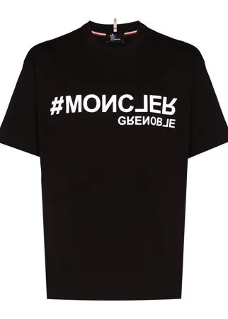 Moncler Grenoble Hashtag print T-shirt