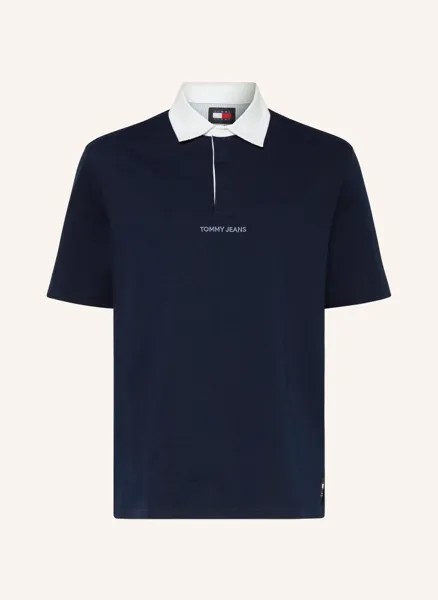 Рубашка поло из джерси оверсайз Tommy Jeans, синий