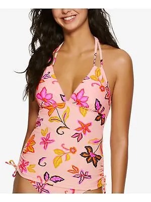HULA HONEY Женский разноцветный топ танкини с лямками Endless Tropical Halter XS