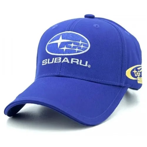 Бейсболка бини SUBARU, хлопок, размер 55-58, синий