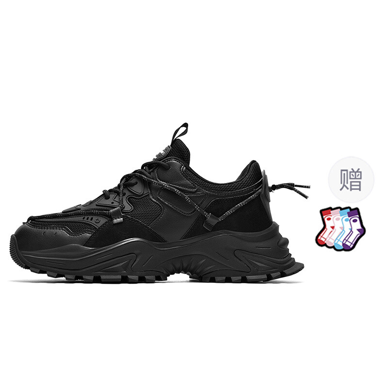 Кроссовки masongarments Shark Tooth Series Chunky Sneakers Unisex Low-top, черный