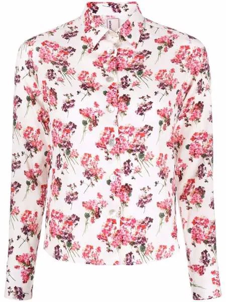 Antonio Marras floral-print long-sleeve shirt
