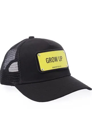 Бейсболка John Hatter & Co 1044 GROW UP CAP UNI черный+желтый