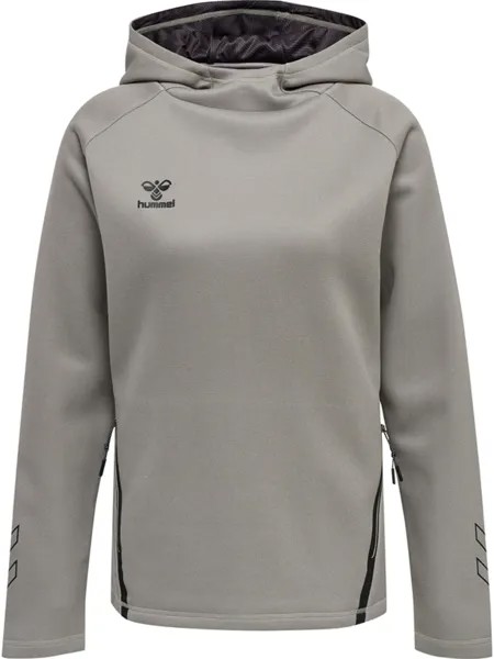 Толстовка Hummel Hoodie Hmlcima Xk Hoodie Woman, серый меланж