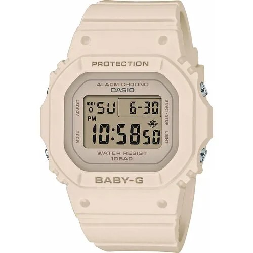 Наручные часы CASIO Baby-G BGD-565-4ER, бежевый, розовый