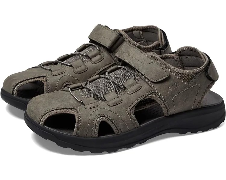 Сандалии Nunn Bush Huck Sport Closed Toe Fisherman Sandal, угольный