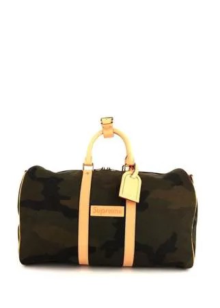 Louis Vuitton дорожная сумка Keepall 45 2017-го года из коллаборации с Supreme