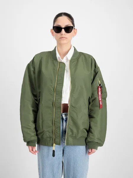 Межсезонная куртка Alpha Industries, зеленый