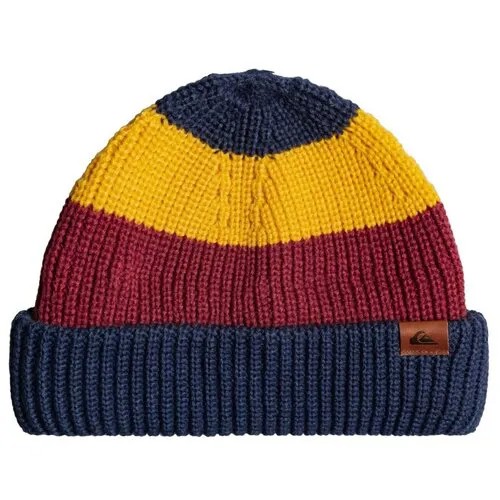 Шапка Quiksilver Stripe Beanie, размер one size, мультиколор