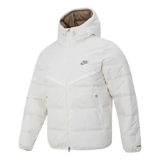 Куртка спортивная одежда пуховая куртка Windrunner parka Nike, белый