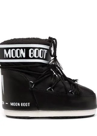 Moon Boot зимние ботинки Glance на плоской подошве
