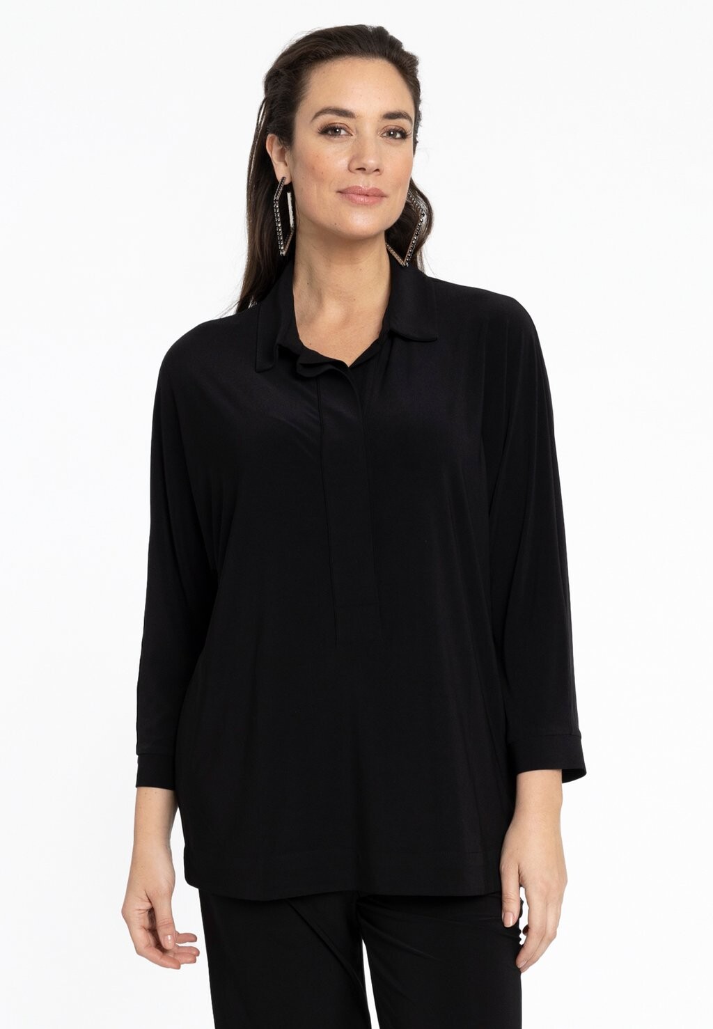 Блуза LONG SLEEVES GROSSE Yoek, черный