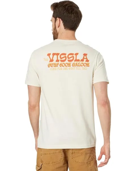 Футболка VISSLA Surf Goon Saloon Organic Pocket, цвет Bone