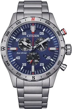 Японские наручные  мужские часы Citizen AT2520-89L. Коллекция Eco-Drive