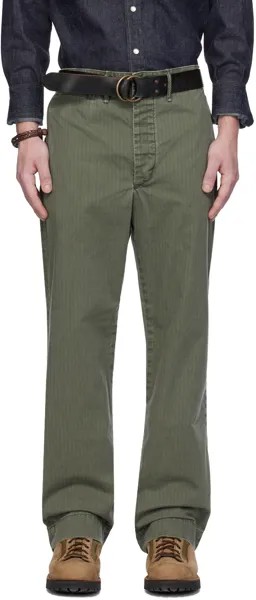 Зеленые полевые брюки Rrl