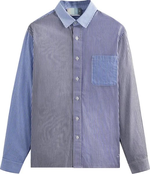 Рубашка Kith Striped Berkeley Button Down Shirt 'Montage', разноцветный