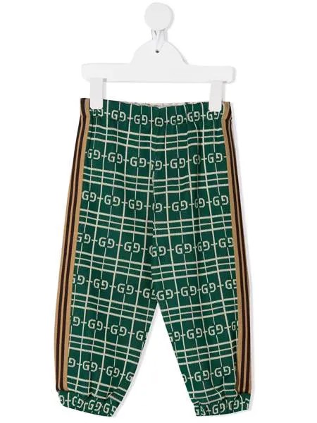 Gucci Kids спортивные брюки с монограммой