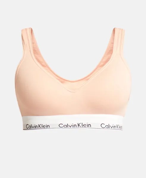 Мягкий бюстгальтер Calvin Klein Underwear, персик