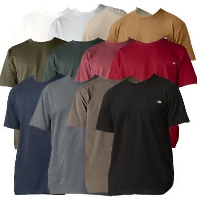 Dickies Мужская футболка с коротким рукавом Heavyweight Pocket Relaxed Fit T-Shirt