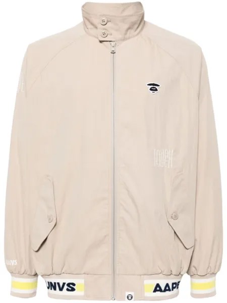 Бомбер с логотипом AAPE BY *A BATHING APE, коричневый